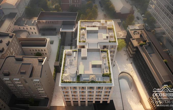 в Камергерском переулке, 4с3, площадь 560 м