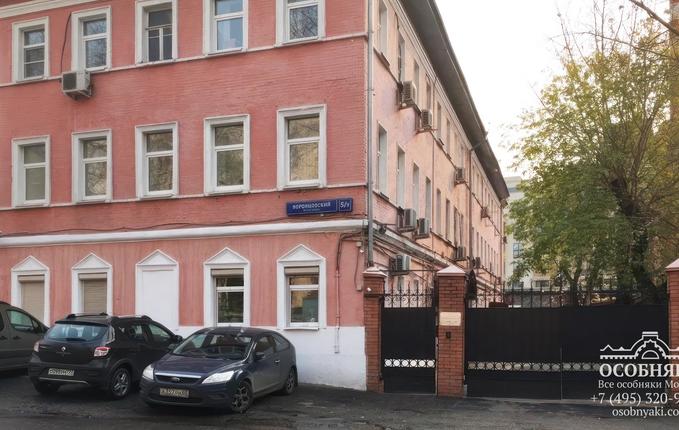 в Воронцовском переулке, 5/7, площадь 1082 м